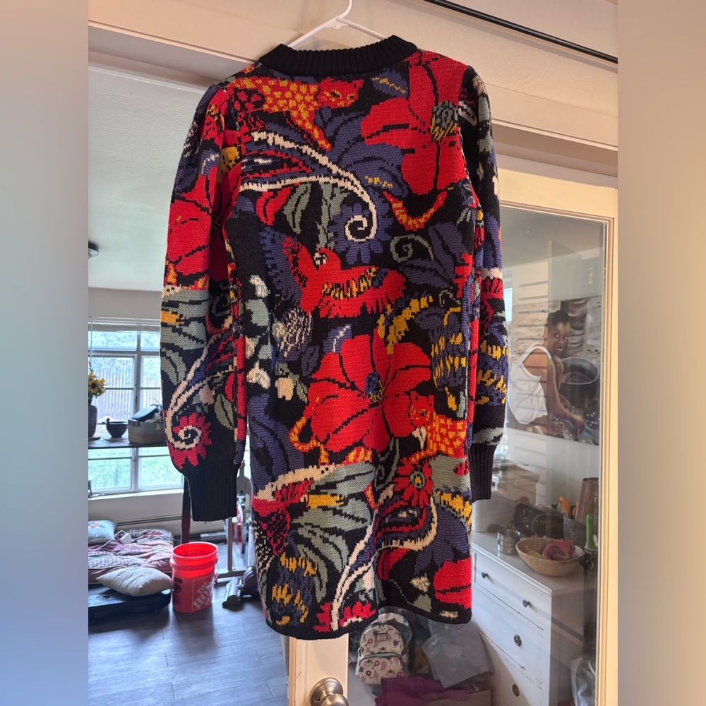 Farm Rio Size Small Sweater Dress - Picture 6 of 8